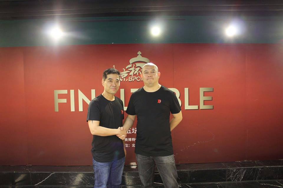 James Kim and Beijing Poker Club CEO