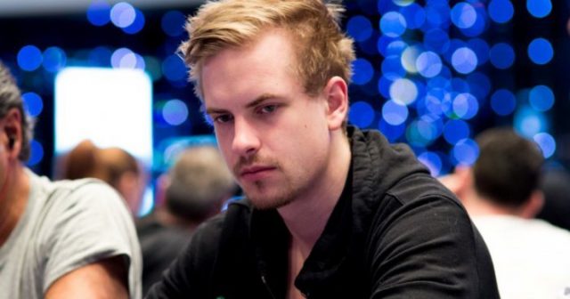 Viktor Blom playing poker