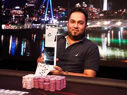 Nauv Kashyap wins the inaugural record-breaking WPT New Zealand Main Event