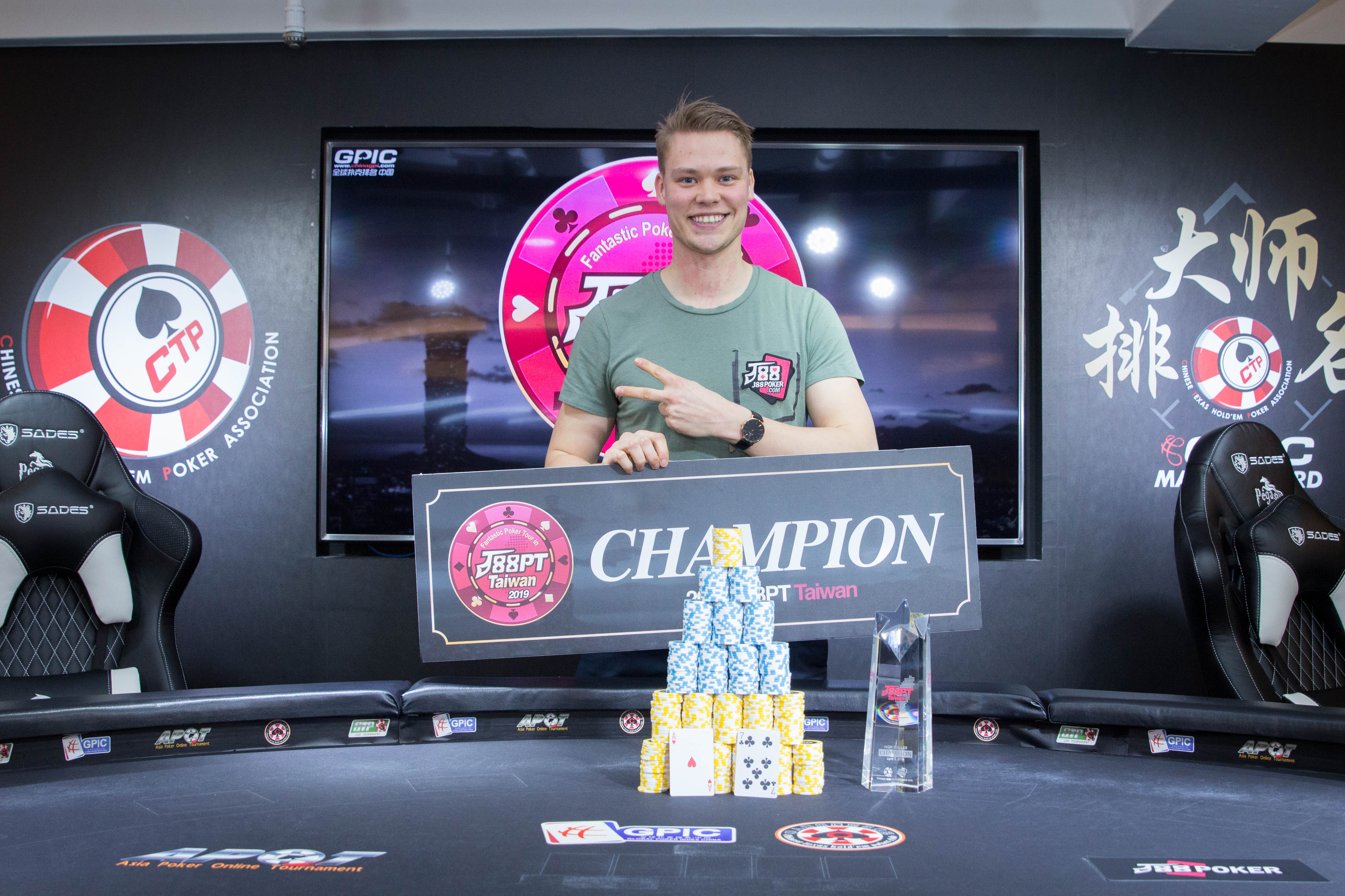 J88Poker Tour closes with high marks and Eemil Tuominen winning the High Roller