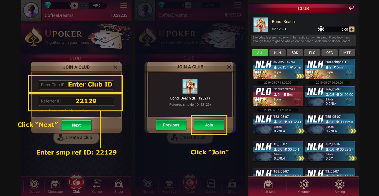 How to Register Upoker 2