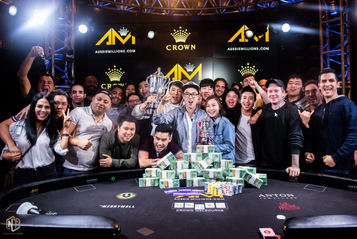 Aussie Millions: Vincent Wan lifts Main Event trophy as Kahle Burns bags $100K title