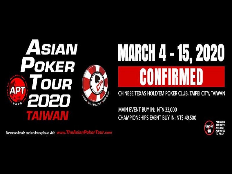 Covid-19: Asia Poker Tour reconfirm events in Taiwan and Vietnam; General context remains difficult