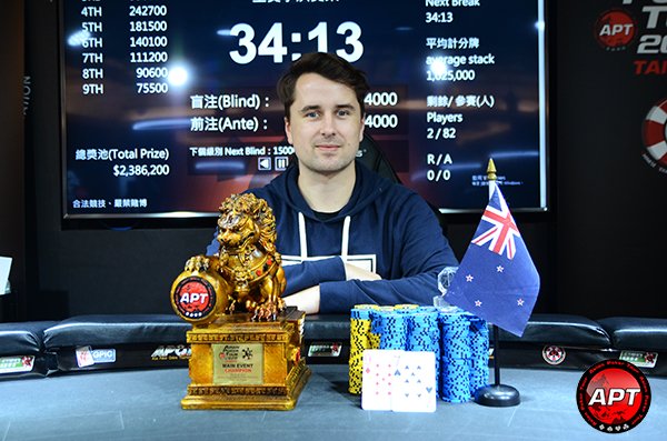 APT Taiwan 2020: Hamish Crawshaw wins the Main Event; Chan Lok Ming crushing the side events