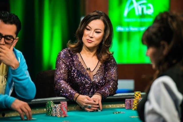 Jennifer Tilly playing poker