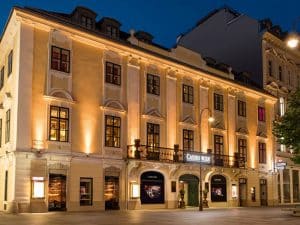 Casino Vienna building at night