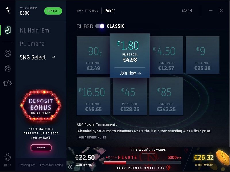 Online Poker News: Run It Once Announces SNG Select; PPPoker introduces 3-1 NLHE; Betsson & Betsafe leave UK market; Spain against VPN; Guinness World Records for GGPoker and WSOP