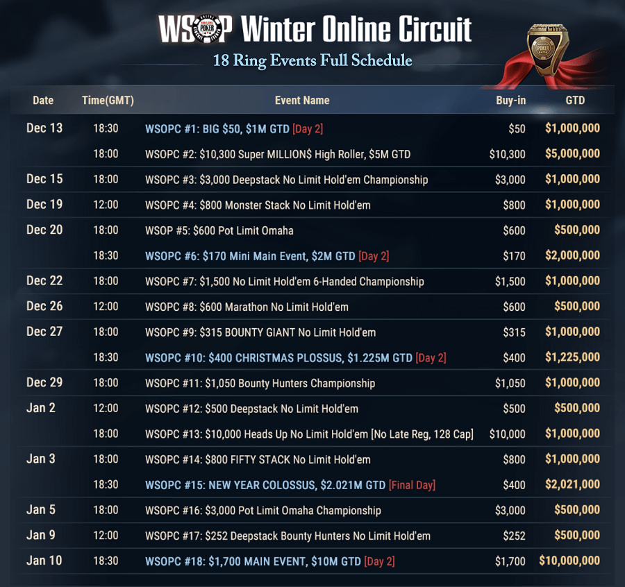 wsopc winter sched