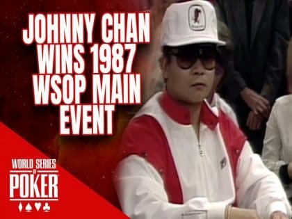 johnnychan poker video