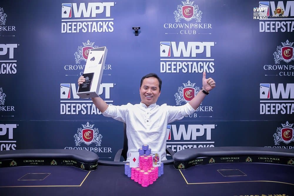 WPTDeepStacks Hanoi: Nguyễn Văn Phinh wins the Main Event and Player of the Series; Nguyễn Năng Quang, Nguyễn Mạnh Hưng, Hoàng Anh Tuẩn ship last events