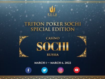 TRITON POKER COSHI SPECIAL EDITION CASINO SOCHI RUSSIA