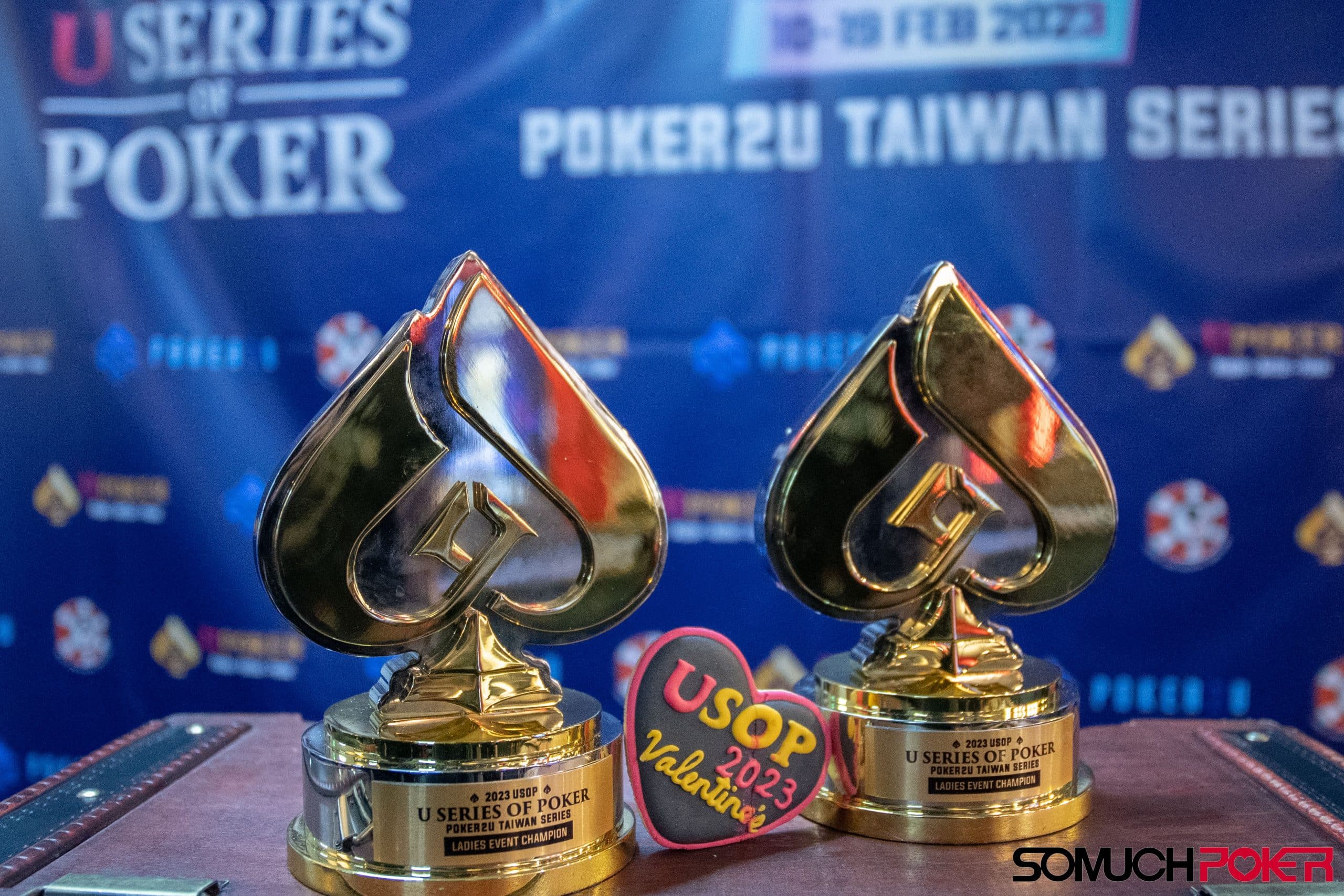 USOP: Poker2U Taiwan Series: Hot lineup today featuring High Roller 3M gtd and Ladies Event; Hon Cheong Lee, Isaac Phua, 傅子袁, 黃政傑, 王淨加 win trophies