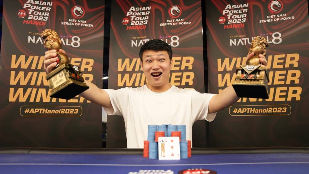 Event 38 High Speed Main Event winner Jinlong Hu