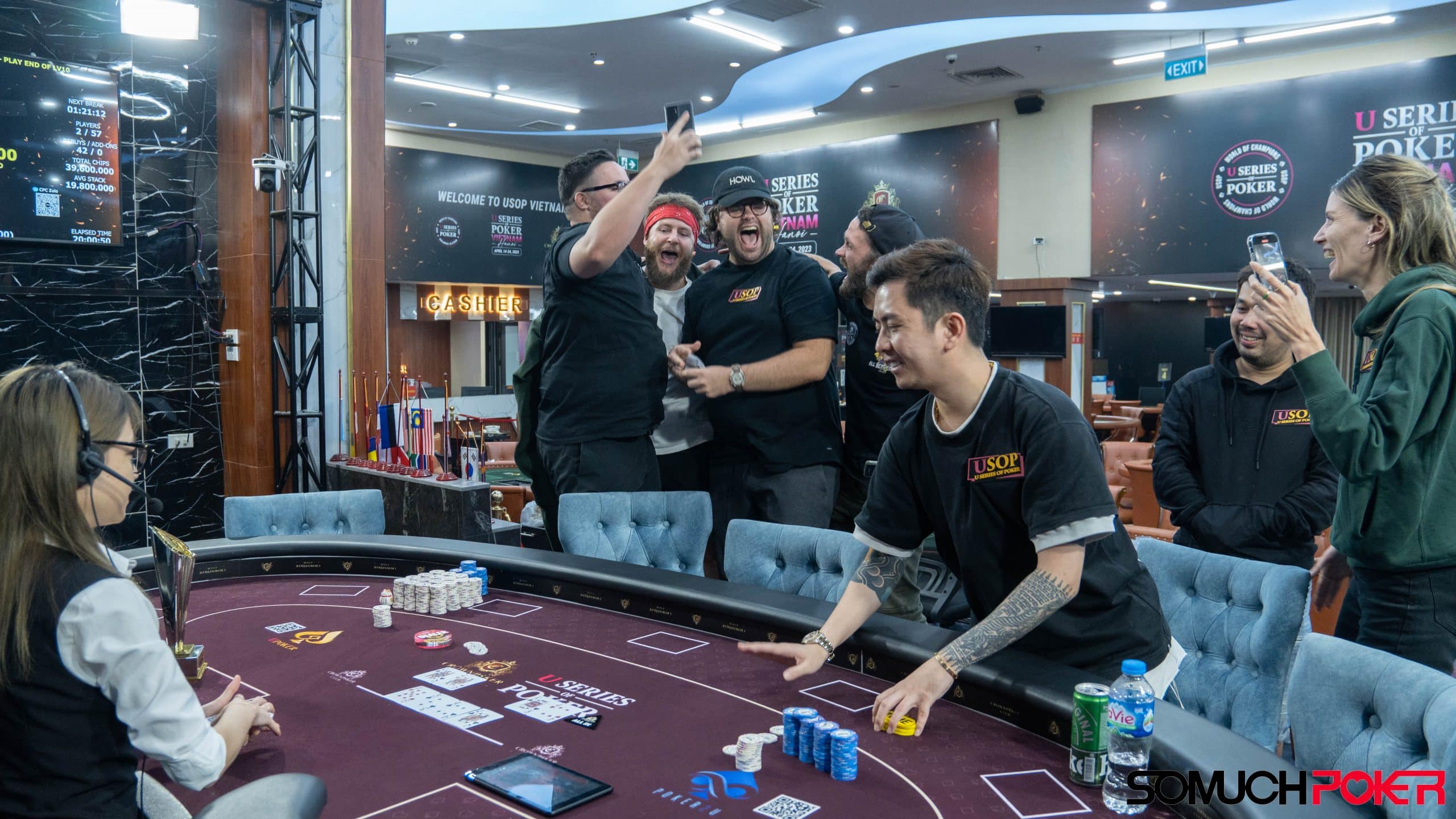 USOP Vietnam: Australians John Perry, Brendon Rubie dominate Day 7; Ng Shu Hong wins trophy; Huy Quang Nguyen bags over a million at Main Event Day 1A