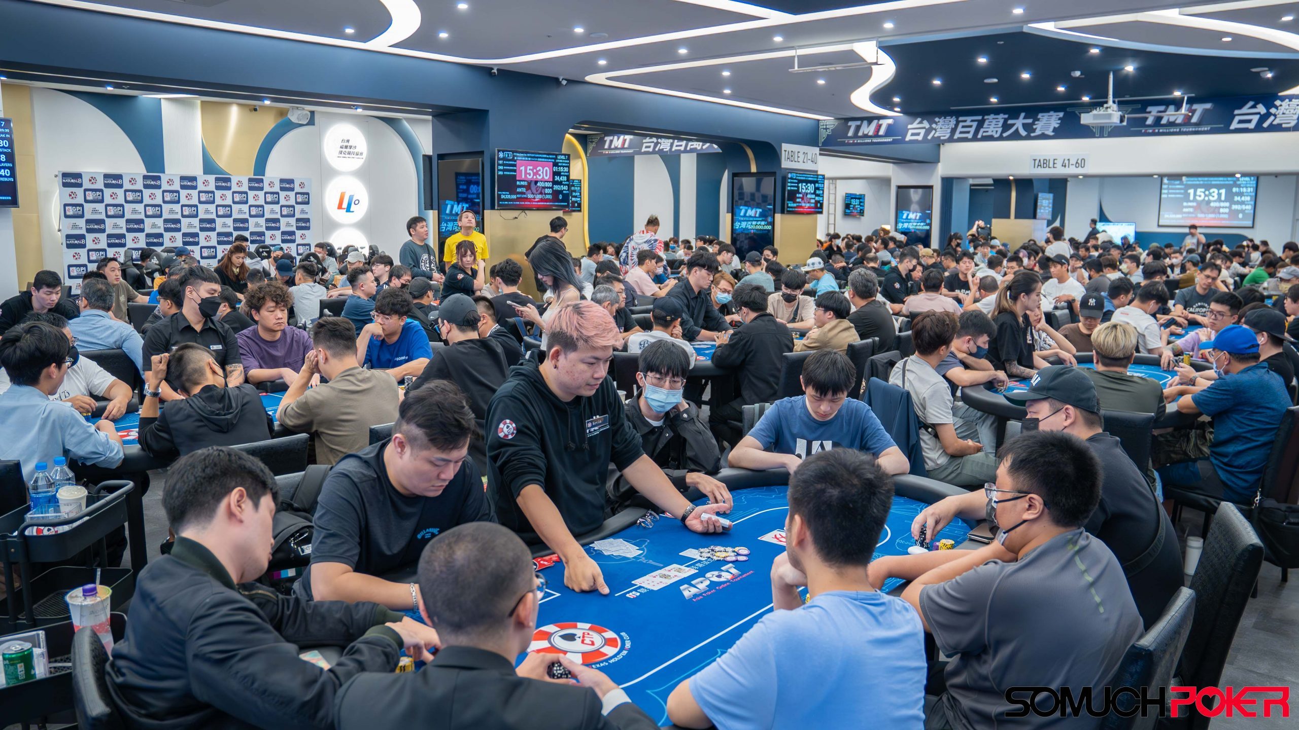 14th Edition of Taiwan Millions Tournament Main Event on center stage - Day 1B underway