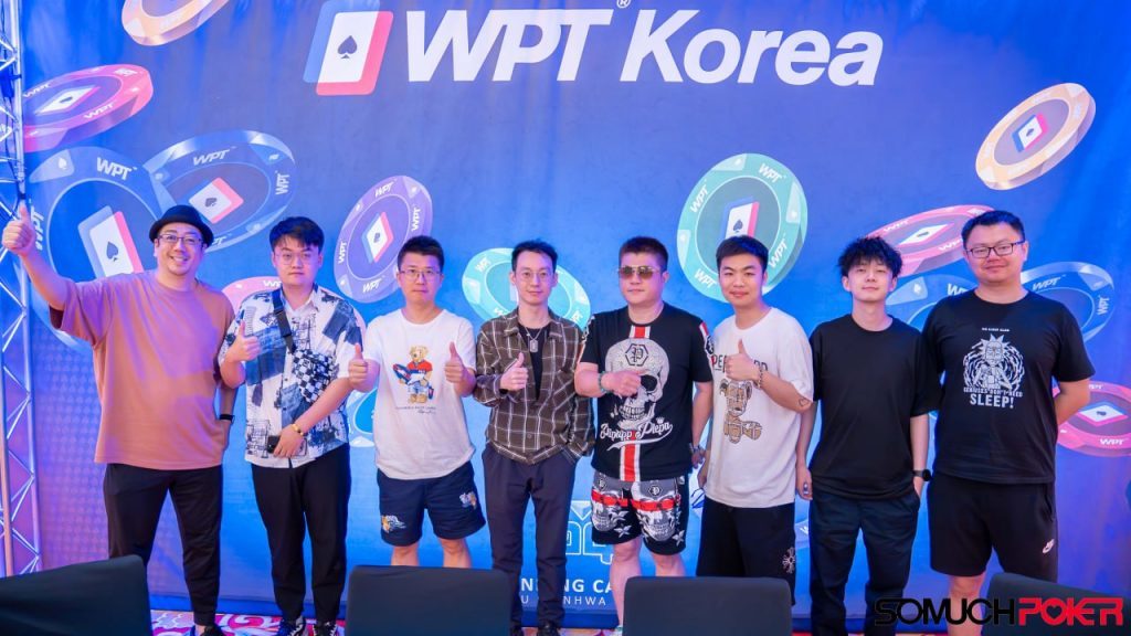 WPT Korea Main Event Day 1A Deepstack NLH final table