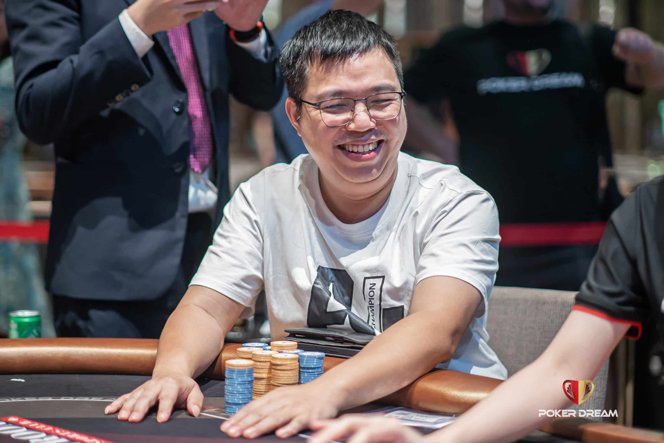 Poker Dream 7 Vietnam: Opener draws 298 entries, Pham Bao leads 38 players into Day 2