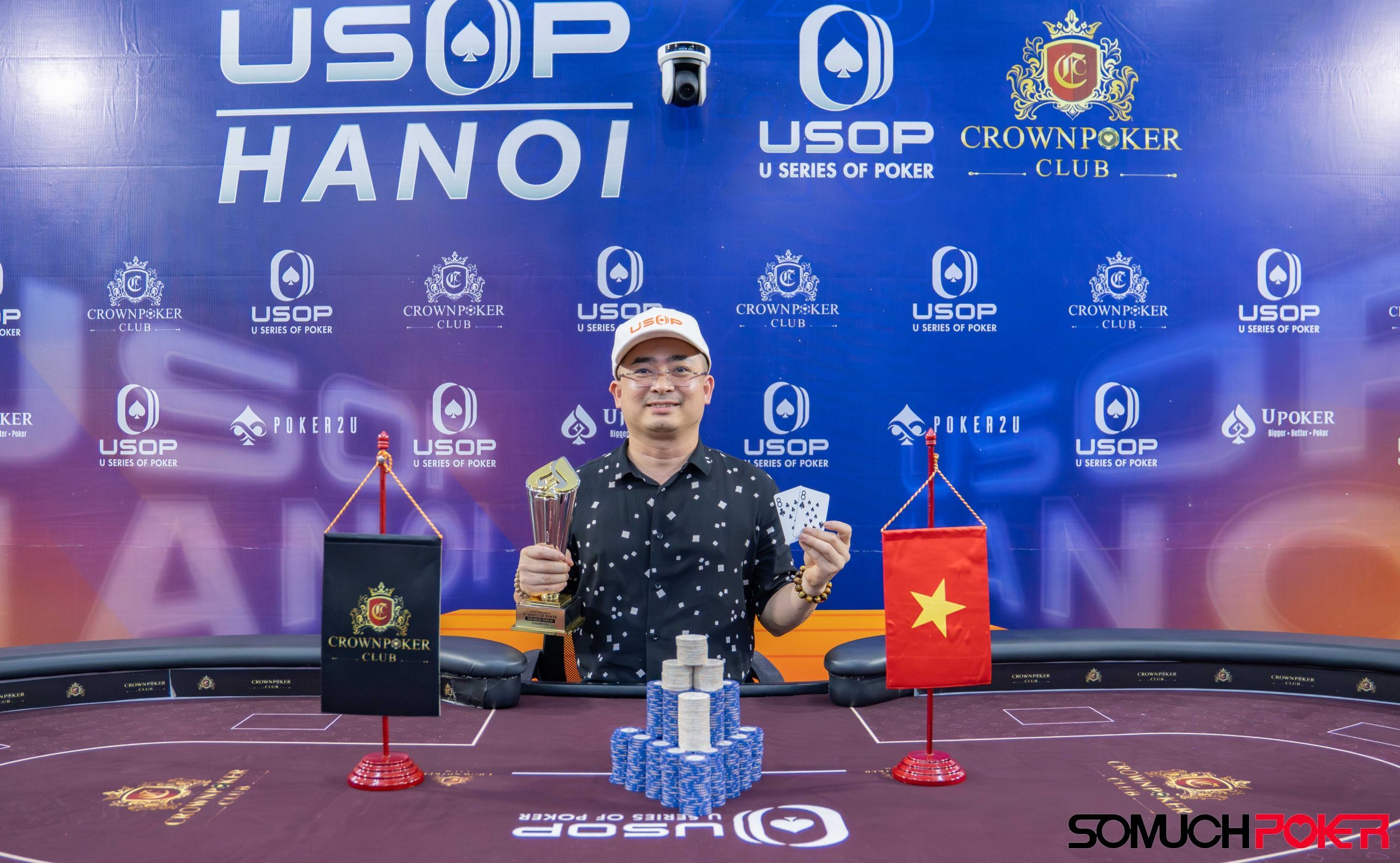 USOP Hanoi: Clutch victory for Do Quang Trinh at the High Roller Warm Up title; Nguyen Khoi, Ng Shun Hong win trophies