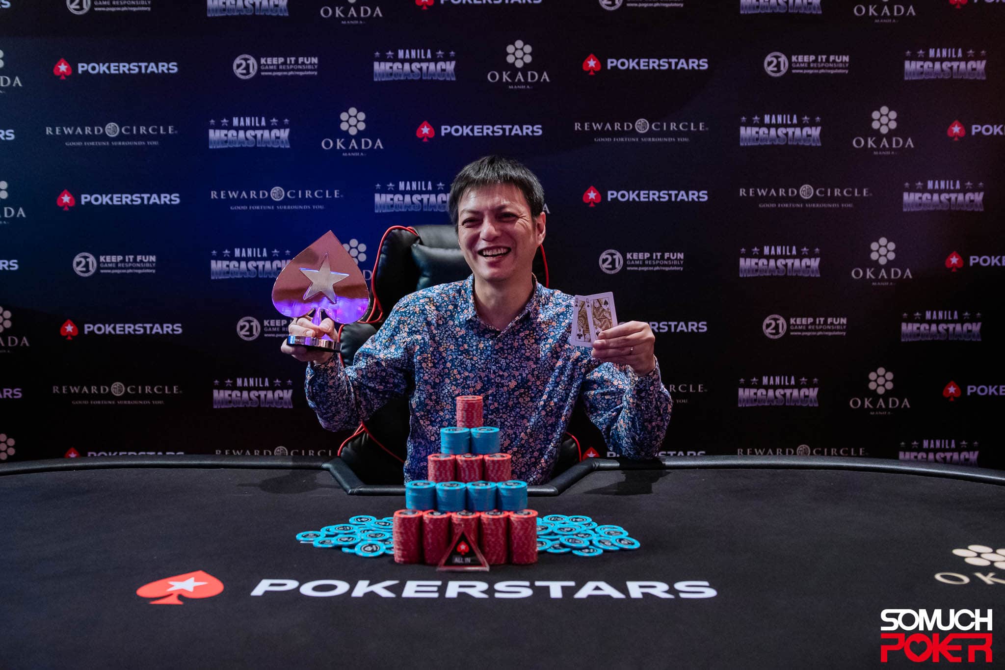 Japan’s Matsushita Masafumi takes down record-breaking Manila Megastack 17 Main Event for PHP 3,941,000 (~USD 71,170)