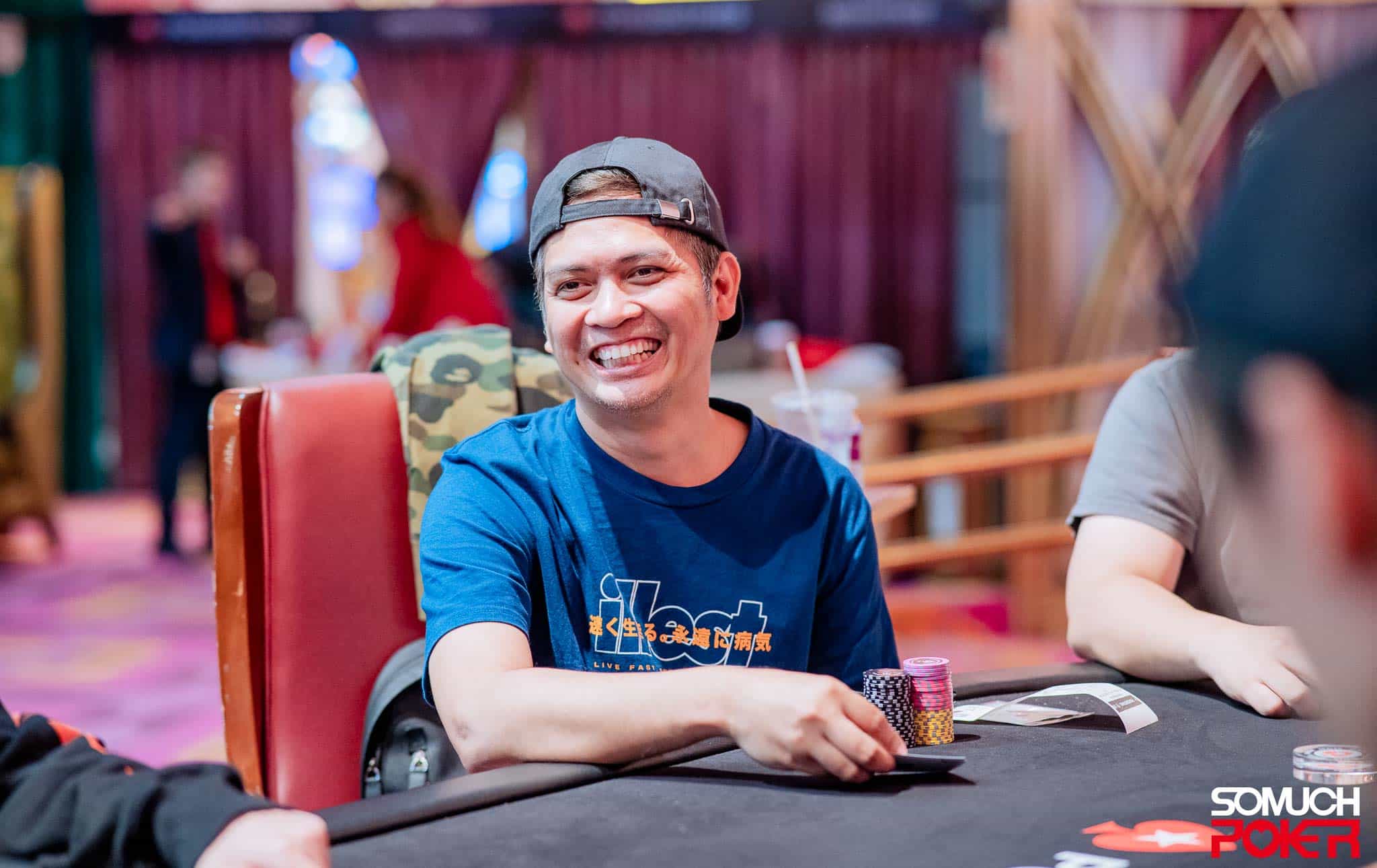 Manila Megastack 17 Main Event Flight B breaches guarantee, Philippines’ Rick Jason Ambata bags the lead; Last chance to qualify today