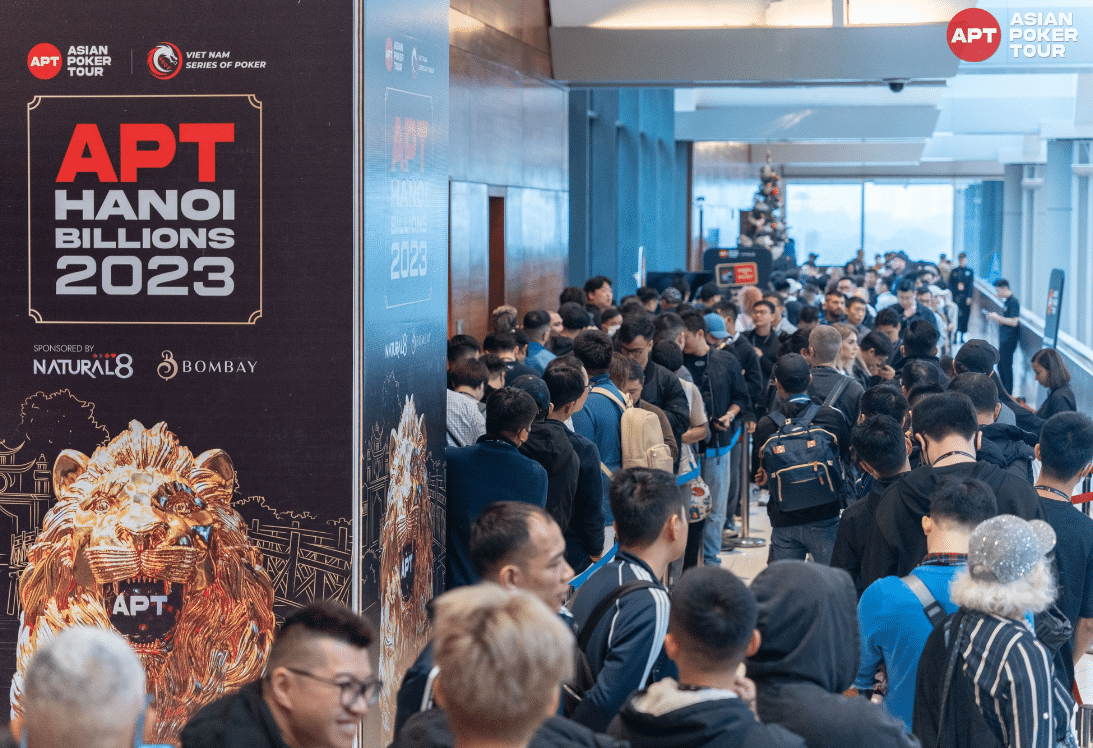 Jam packed house and long lines opens APT Hanoi Billions 2023 - December 1 to 10, Hanoi, Vietnam