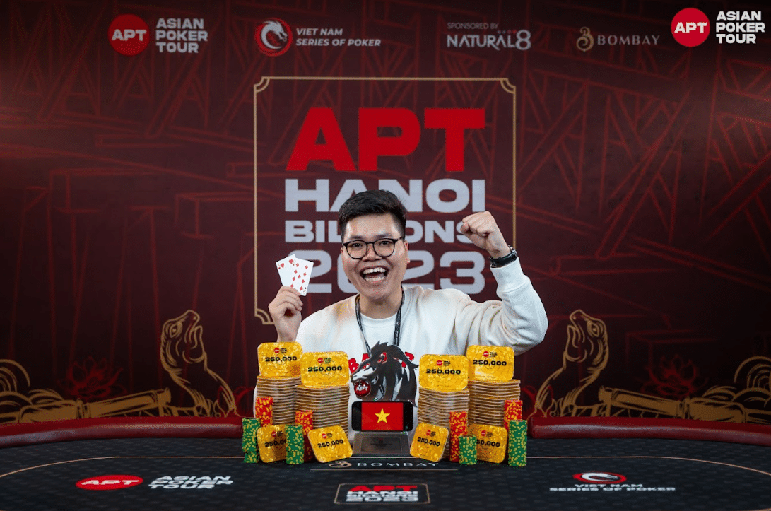 APT Hanoi Billions Day 2 highlights: Chu Van Tien ships Vietnam Poker Cup; more records crushed