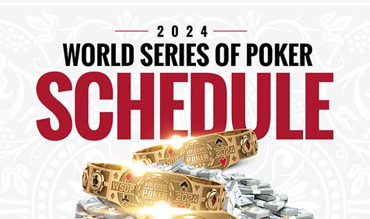 World Series of Poker unveils full schedule for 55th annual games, 99 bracelet events up ahead