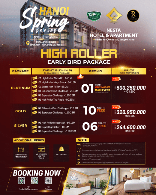 APF High Roller Packages