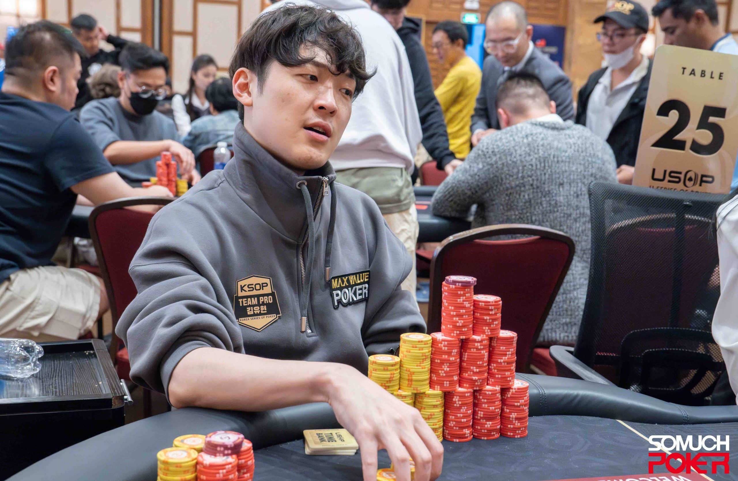 USOP Danang 2024 draws Main Event Day 1A flight record 366 entries; You Hyun Kim tops 46 survivors