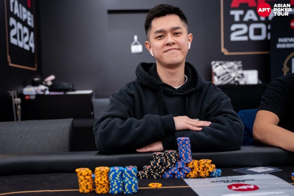 Chen Yu Hung aka Sam Hung tops APT Taipei 2024 Main Event Day 1A