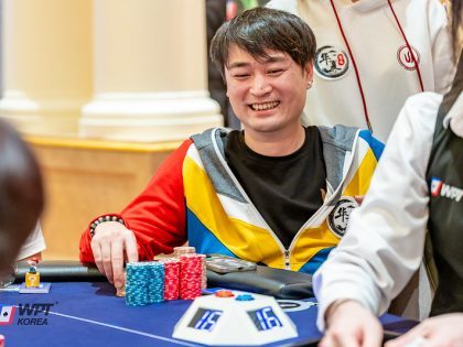 Yu Lei tops WPT Korea SHR Day 1