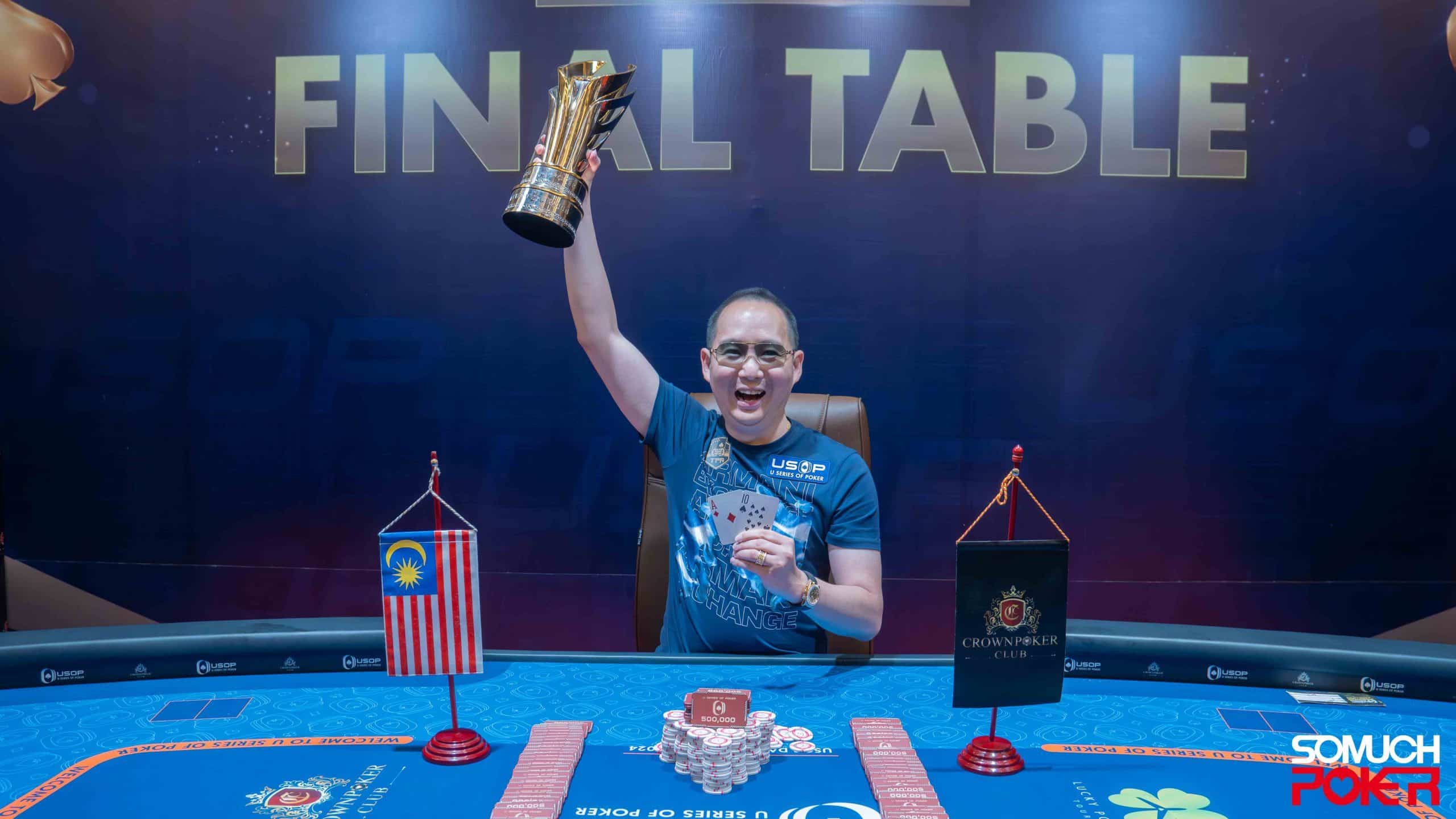 Malaysia's Ian Lee wins USOP Danang 2024 Main Event for ₫7.12 Billion (~$287K)