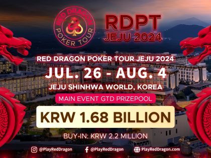 Red Dragon Poker Tour turns up the heat this summer in Jeju