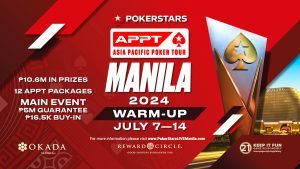 APPT Warm Up showcases a PHP 5,000,000 (~USD 85,140) guaranteed Main Event along with 12 APPT packages to be given away.