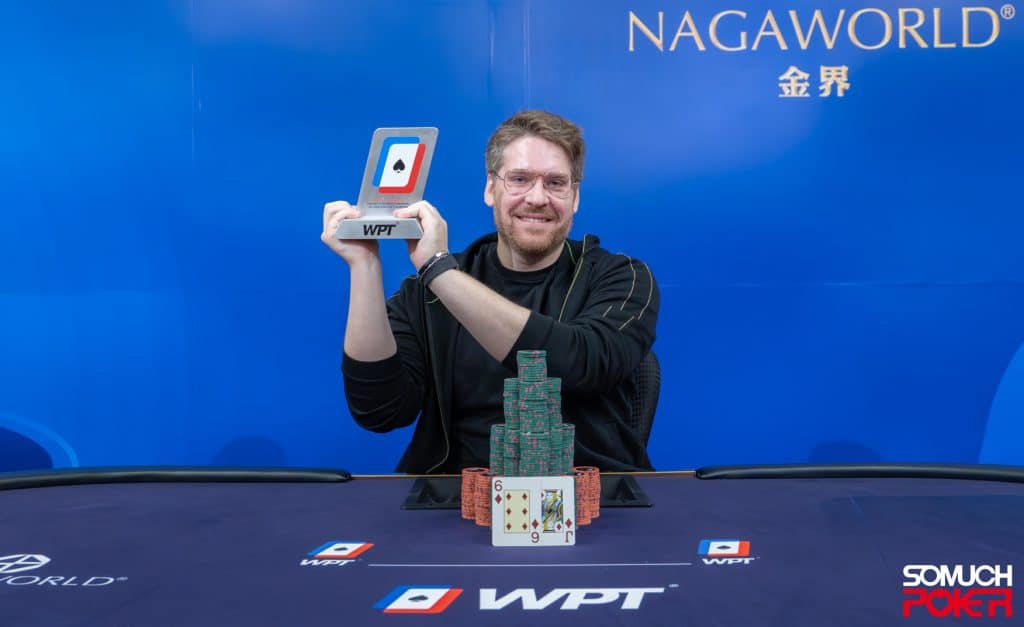 Rui Bouquet wins third trophy at WPT Cambodia