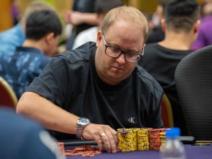 James Brooks at WPT Cambodia