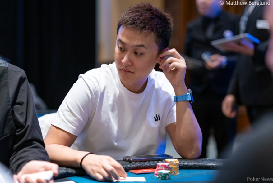 Biao Ding at 2023 WSOP