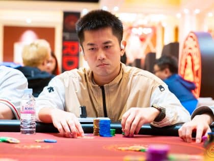 Chen Weihang leads RDPT Championship Event Day 1A