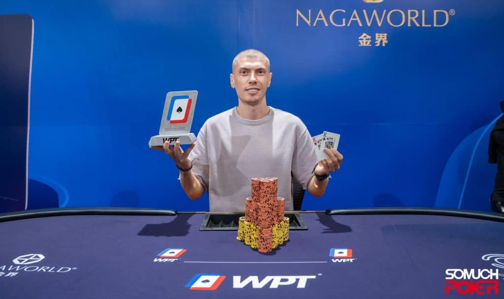 Erik Rozhynksyi at WPT Cambodia