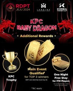 Jeju Shinhwa World Hotels & Resorts has teamed up with Red Dragon Poker Tour to unveil its newest brand - Korea Poker Cup