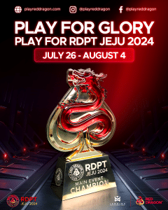 This season’s Red Dragon Poker Tour Jeju festivities boasts an impressive guarantee for its headlining Championship Event