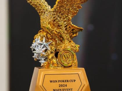 Won Poke Cup Main Event Trophy