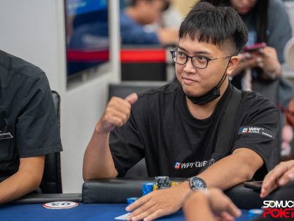 Chuyi Huang leads WPT Prime Taiwan 2024 Championship Event Day 2 charge