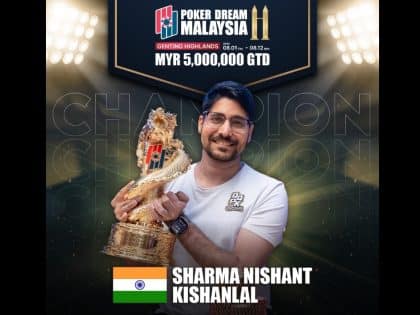 Nishant Sharma wins PokerDream Malaysia Main Event