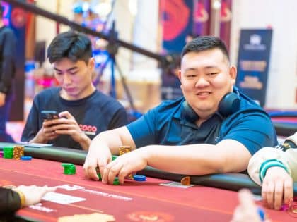 Zhao Jiaming reigns supreme over Red Dragon Poker Tour Jeju 2024 Championship Event Day 1B