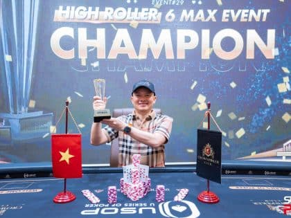 Dao Minh Phu claims second career USOP trophy at High Roller 6 Max