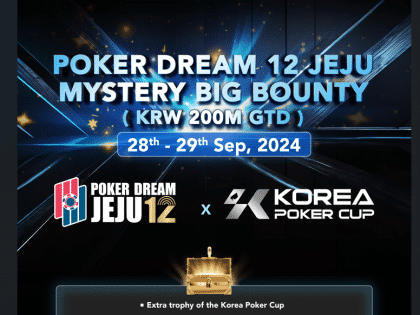 Korea Poker Cup Mystery Bounty at Poker Dream Jeju 12